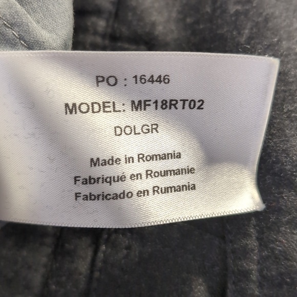 Peter Millar Alpine Flannel Wool Five-Pocket Pants Size 40x30 in Charcoal Gray - Picture 7 of 9